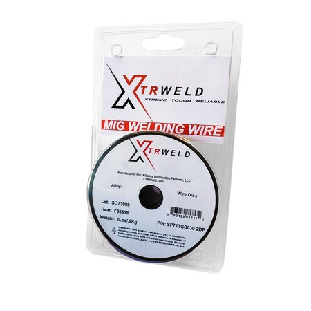 XTRWELD 4043 Filler Metal, 0.030, Aluminum, 1 lb Display Pack, MIG, Gray SP4043030-1DP